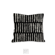 Load image into Gallery viewer, Rows of sticks abstract pillow