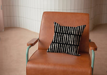 Load image into Gallery viewer, Rows of sticks abstract pillow