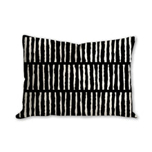 Load image into Gallery viewer, Rows of sticks abstract pillow