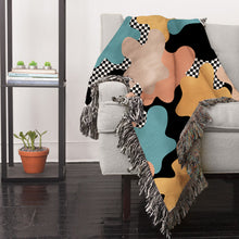 Load image into Gallery viewer, Retro mod blanket, tapestry, abstract decorative, 80's 90's