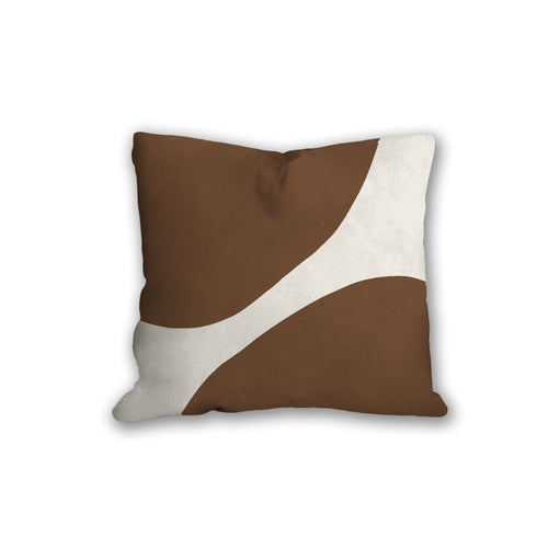 Brown Rock shapes pillow