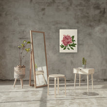 Load image into Gallery viewer, Peony canvas wrapped art, pink floral art, dreamy art, art print, giclee print, wall hanging, Interior design, coastal style, floral