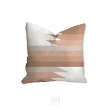 Load image into Gallery viewer, boho throw pillow, diversity mid century inspired, geometric, retro style, Interior decor, home decor, pillow cover and insert accent pillow