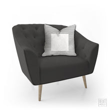 Load image into Gallery viewer, Geometric pillow, abstract square minimalistic, khaki abstract style, Interior decor, yellow home decor, pillow cover and insert, earthy art