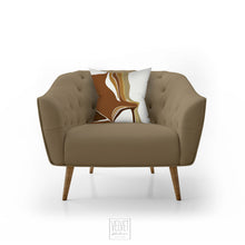 Load image into Gallery viewer, Earthy Throw pillow, abstract rock formation, terra cotta, fall decor, Interiors, home decor, pillow cover and insert, home accent pillow