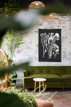 Load image into Gallery viewer, Botanical Illustration Hanging Canvas Print, Encyclopedia Art, Home Decor, Wall Art, Wall Hanging, Interior Decor, Home Accent, Art For Wall