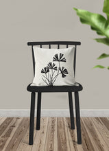 Load image into Gallery viewer, Botanical plant pillow, fern tropical pillow, Interior decor, home decor, pillow cover and insert, botanical decor, natural decor