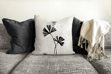 Load image into Gallery viewer, Botanical plant pillow, fern tropical pillow, Interior decor, home decor, pillow cover and insert, botanical decor, natural decor