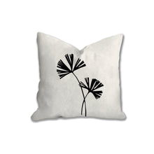 Load image into Gallery viewer, Botanical plant pillow, fern tropical pillow, Interior decor, home decor, pillow cover and insert, botanical decor, natural decor