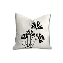 Load image into Gallery viewer, Botanical plant pillow, fern tropical pillow, Interior decor, home decor, pillow cover and insert, botanical decor, natural decor
