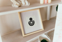 Load image into Gallery viewer, Mid century black and white print, retro style, neutral fine art print wall decor, modern art, fine art, wall hanging, Interior design, home