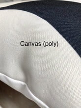 Load image into Gallery viewer, Mid century black and white pillow, cover and insert, abstract shapes modern pillow, home accent pillow