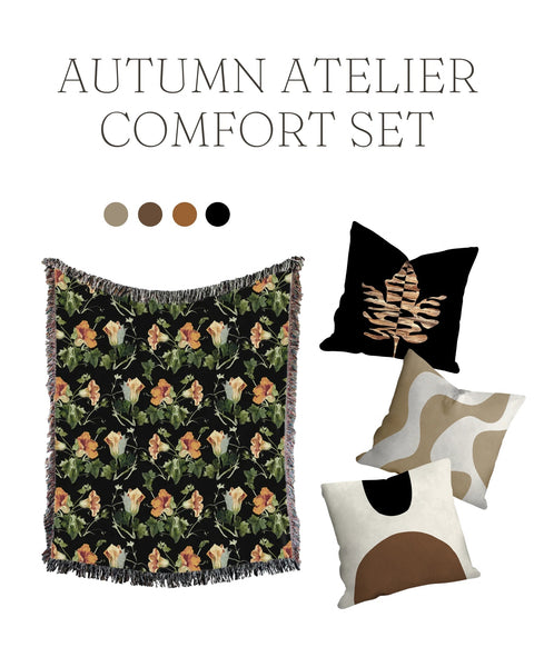 Creating a Cozy and Artful Space with the Autumn Atelier Comfort Set