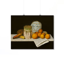 Load image into Gallery viewer, Kitchen still life art print with fruits and vegetables