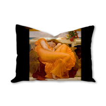 Load image into Gallery viewer, Sweet Dreams, sleeping girl decorative throw pillow