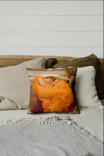 Load image into Gallery viewer, Sweet Dreams, sleeping girl decorative throw pillow