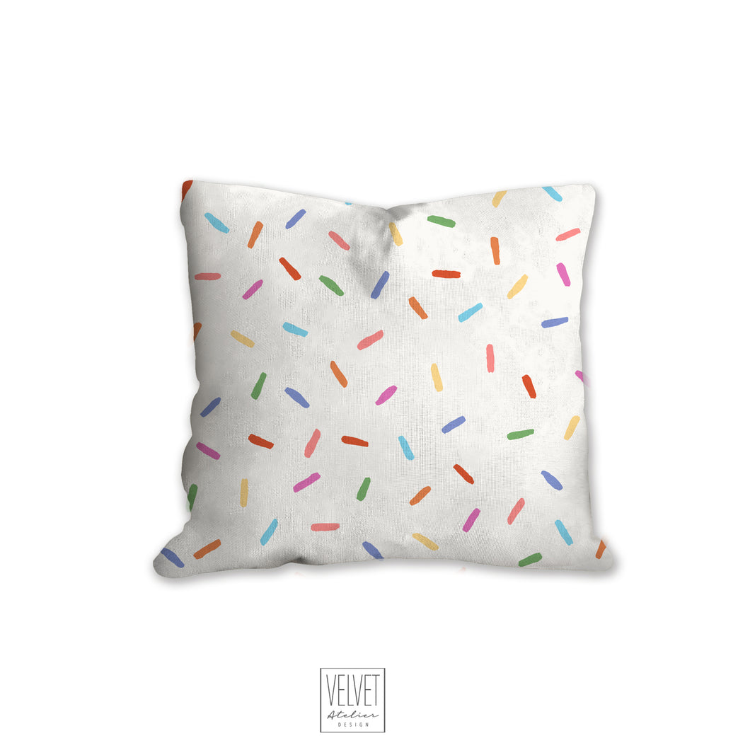 Colorful Sprinkles pillow