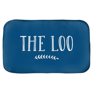 The Loo Blue Bath Mat, Elegant And Stylish Bathroom Decor