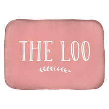 Load image into Gallery viewer, Pink Bath Mat With The Loo, Stylish And Clever Bathroom Decor