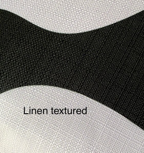 Black and white checkered pattern pillow