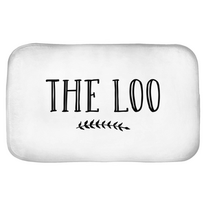 The Loo Bath Mat, Stylish Bathroom Decor