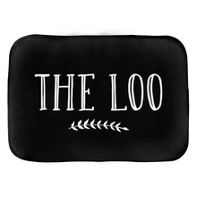 Load image into Gallery viewer, The Loo Black Bath Mat, Elegant And Stylish Bathroom Decor