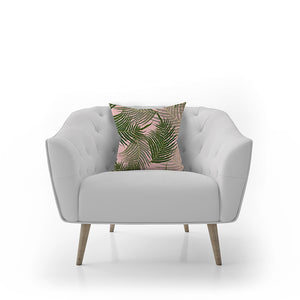 Palm tree leaves pillow, tropical throw pillow, Interior decor, home decor, pillow cover and insert, coastal interior design, beverly hills