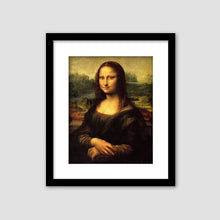 Load image into Gallery viewer, Mona Lisa framed art, classic chic art, statement art, giclee wall decor, fine art for home, wall hanging, Interior design, home decor