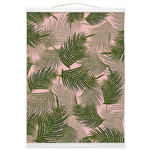 Wall hanging Canvas Print Palm Tree Leaves, Home Decor, Wall Art, Wall Accent, Interior Decor, Home Accents, Art For Walls