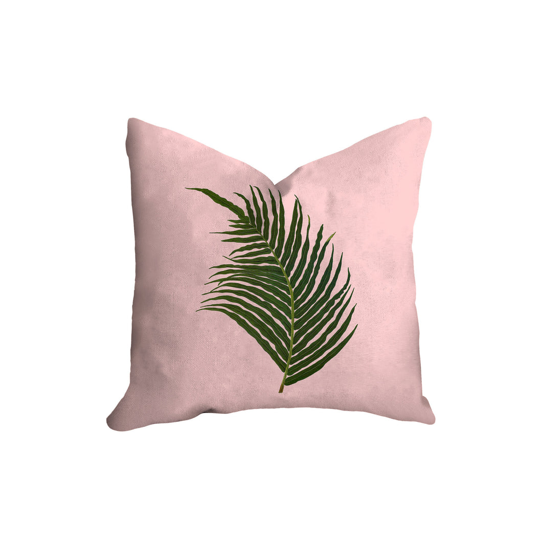 Palm tree leaf pillow, tropical pillow accent, Interior decor, home decor, pillow cover and insert, coastal interior design, beverly hills