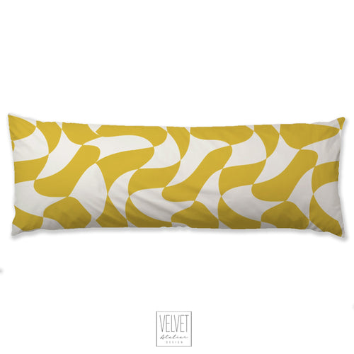 Gliding flags Lemon Body Pillow