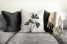 Load image into Gallery viewer, Botanical plant pillow, fern tropical pillow, Interior decor, home decor, pillow cover and insert, botanical decor, natural decor