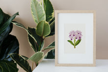 Load image into Gallery viewer, Lavender flowers art print, floral art print wall decor, botanical art, vintage flowers, fine art, wall hanging, Interior design, home decor
